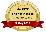 Majestic Badge - Site Not In Index Majestic Badge - Site Not In Index