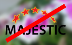 Imagen de fondo incorrecta detrás del logotipo de Majestic